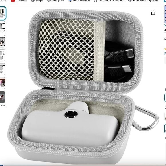 Power Bank Case White NEW IN PACKAGE - Picture 2 of 7